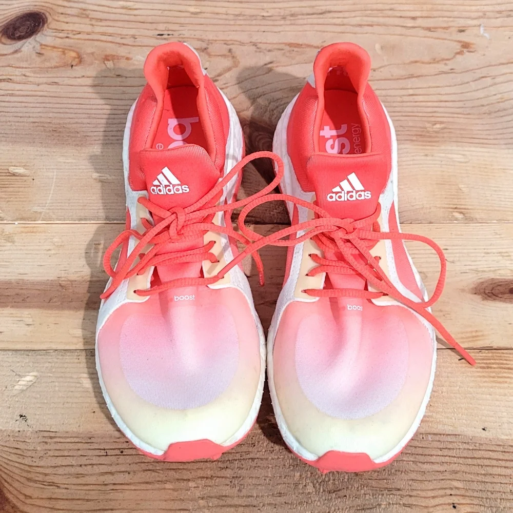 Adidas Climacross BOOST Golf Shoes Women's Orange White F33542 Size 7 - Picture 4 of 11